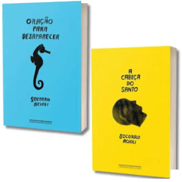 Kit com os livros Oração Para Desaparecer e A cabeça do santo